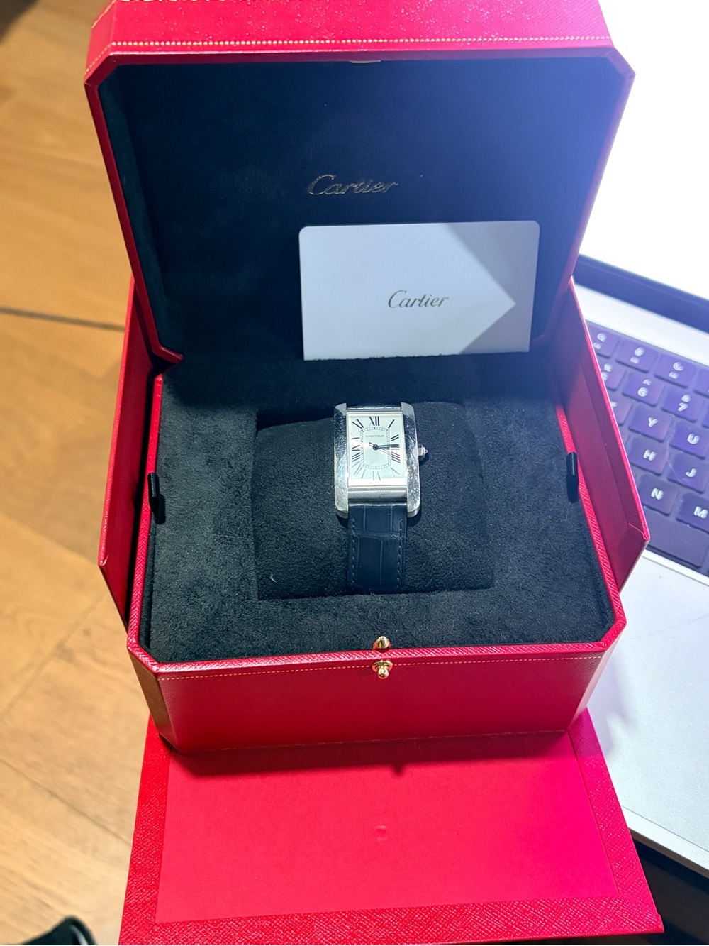 Cartier Stainless Steel Large Santos & Cartier Large Tank Americaine - Picture 3 of 10